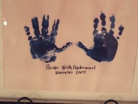 Handprints of Parker Underwood