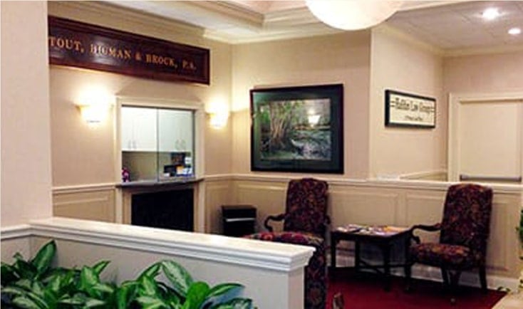 photo of interior of law office